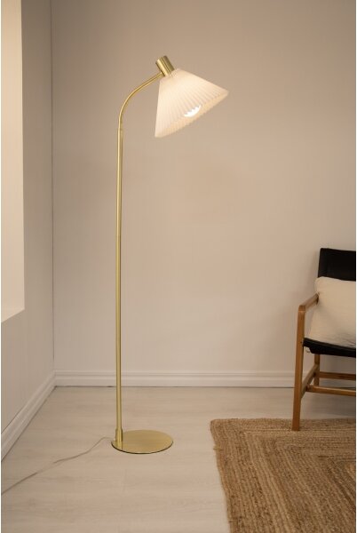 Markslöjd 108569 - Stojacia lampa MIRA 1xE27/40W/230V zlatá