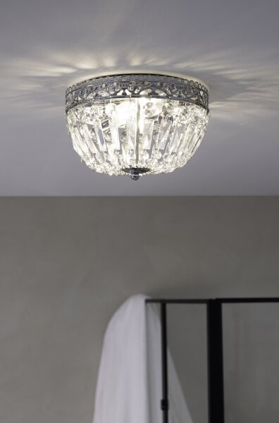 Markslöjd 108599 - Stropné svietidlo ETIENNE 2xE14/40W/230V lesklý chróm