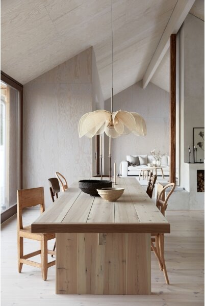 Markslöjd 108661 - Luster na lanku STYRKA 1xE27/40W/230V pr. 75 cm béžová