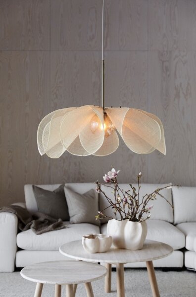 Markslöjd 108661 - Luster na lanku STYRKA 1xE27/40W/230V pr. 75 cm béžová