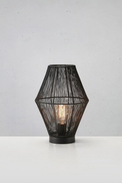 Markslöjd 108666 - Stolná lampa CASA 1xE27/40W/230V čierna