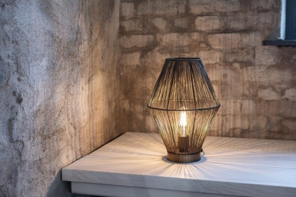 Markslöjd 108665 - Stolná lampa CASA 1xE27/40W/230V mosadz