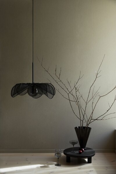 Markslöjd 108660 - Luster na lanku STYRKA 1xE27/40W/230V pr. 63 cm čierna