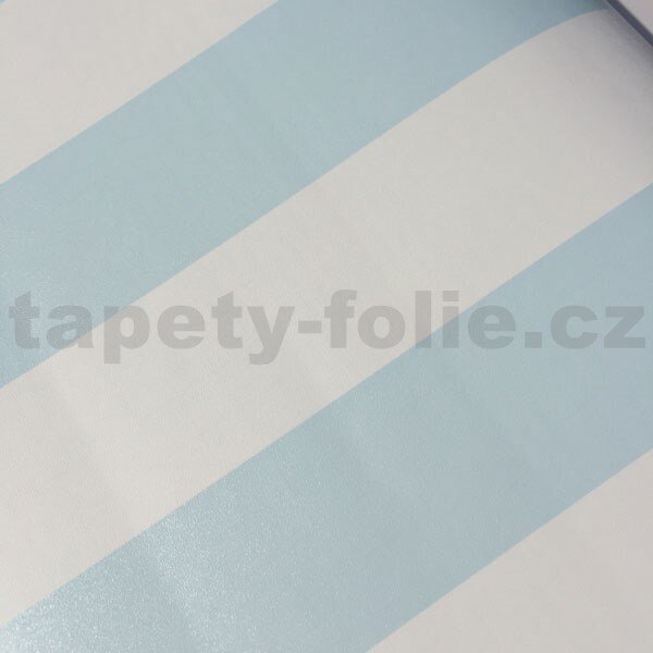 Samolepiace fólie široké pruhy modré, metráž, šírka 45cm, návin 15m, GEKKOFIX 13717, samolepiace tapety