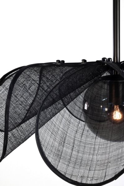 Markslöjd 108660 - Luster na lanku STYRKA 1xE27/40W/230V pr. 63 cm čierna