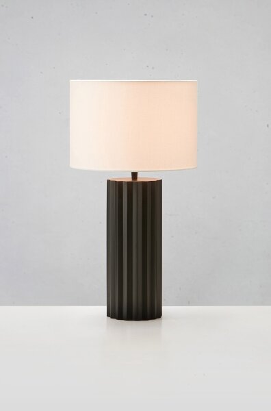 Markslöjd 108670 - Stolná lampa HASHIRA 1xE27/40W/230V biela/čierna