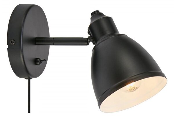 Markslöjd 108712 - Nástenná lampa STORY 1xE14/40W/230V čierna