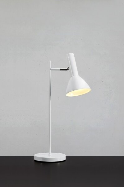 Markslöjd 108688 - Stolná lampa METRO 1xE27/40W/230V biela