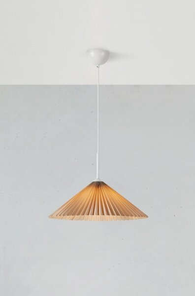 Markslöjd 108710 - Luster na lanku PLISADO 1xE27/40W/230V pr. 50 cm béžová