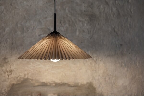 Markslöjd 108709 - Luster na lanku PLISADO 1xE27/40W/230V pr. 50 cm šedá