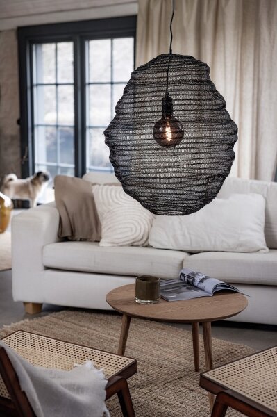 Markslöjd 108772 - Luster na lanku TAZZA 1xE27/40W/230V čierna