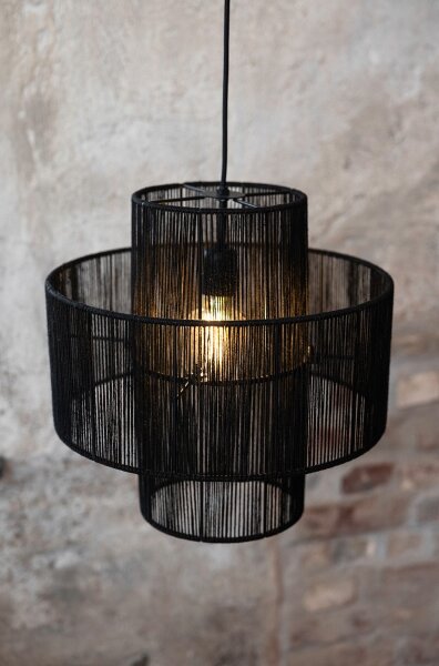 Markslöjd 108766 - Luster na lanku SOGA 1xE27/40W/230V čierna