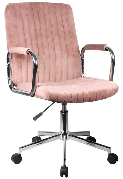 Ak furniture Čalúnené kancelárske kreslo FD-24 ružové