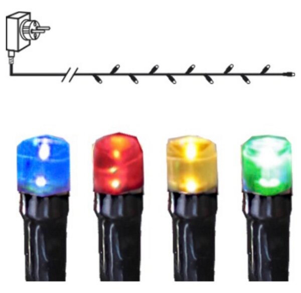 Eglo 410713 - Vonkajší LED reťazec SÉRIA LED 160xLED 26 m IP44 viacfarebný