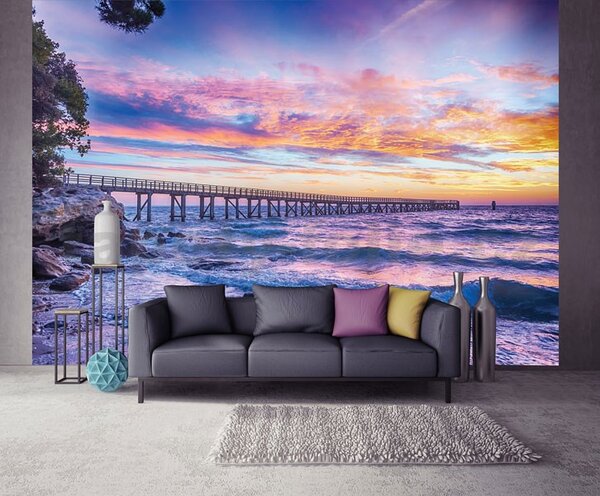 Fototapety, rozměr 368 cm x 254 cm, moře a západ slunce, IMPOL TRADE 10514 P8