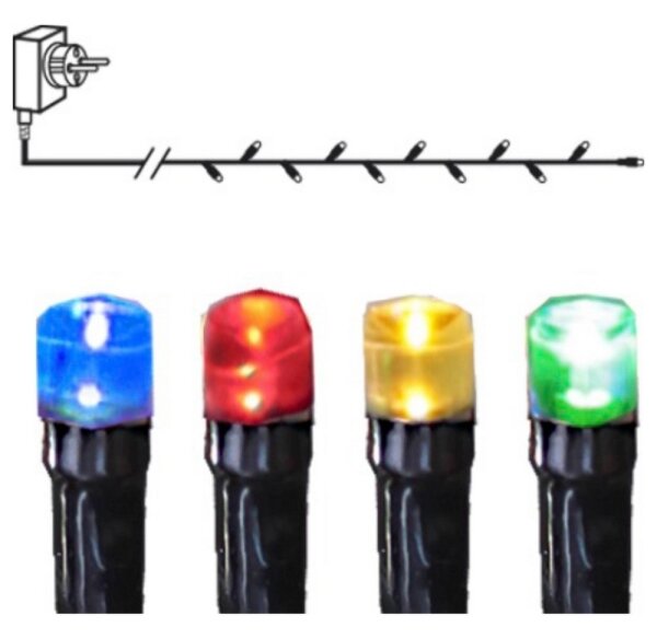 Eglo 410713 - Vonkajší LED reťazec SÉRIA LED 160xLED 26 m IP44 viacfarebný