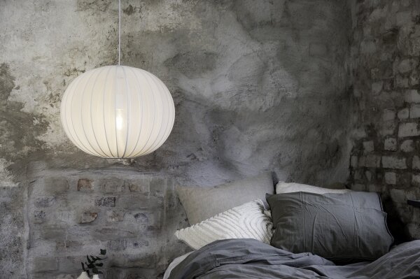 Markslöjd 108792 - Luster na lanku FORENCE 1xE27/40W/230V pr. 50 cm biela