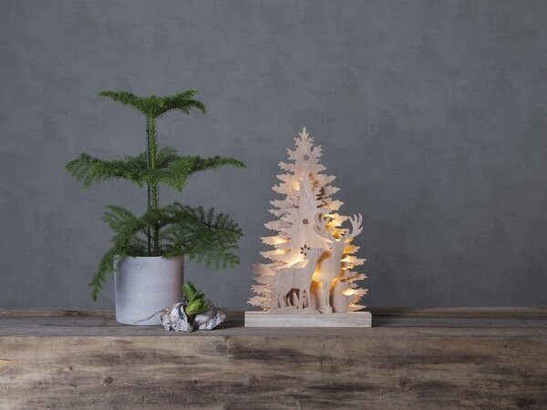 Eglo 410416 - LED Vianočná dekorácia FAUNA 10xLED/0,03W/2xAA