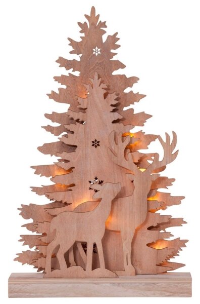 Eglo 410416 - LED Vianočná dekorácia FAUNA 10xLED/0,03W/2xAA