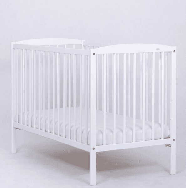 Detská postieľka CLASICO DELUXE | biela 60 x 120 cm