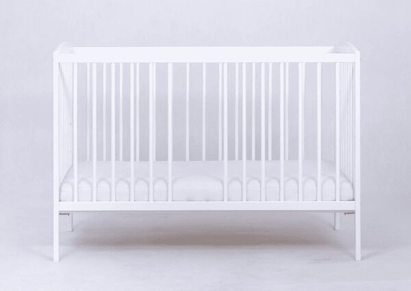 Detská postieľka CLASICO DELUXE | biela 60 x 120 cm