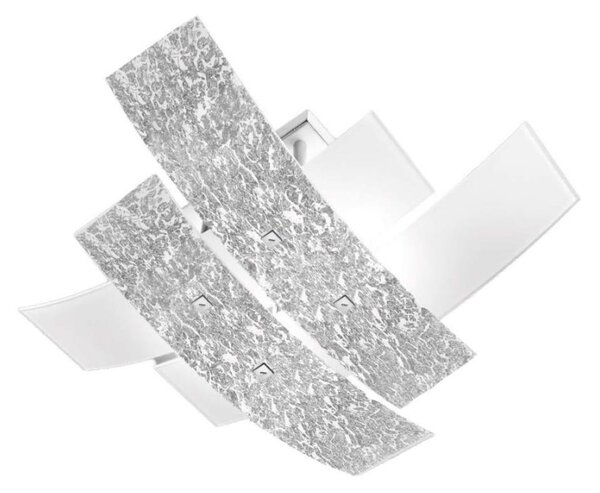 Gea Luce LARA P P arg - Stropné svietidlo LARA 2xE27/52W/230V 50 cm strieborná