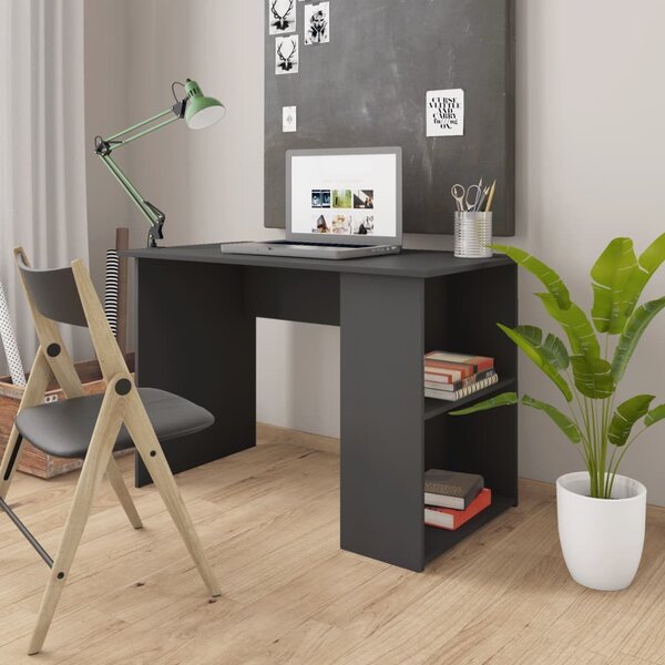 Maison Exclusive – písací stôl, sivý, 110 x 60 x 73 cm, drevotrieska