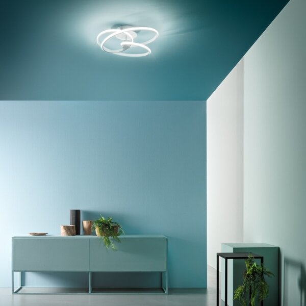Gea Luce DIVA P P BIANCO- LED Stmievateľný prisadený luster DIVA LED/42W/230V biela