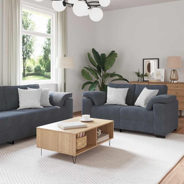 Maison Exclusive – 3-dielna sedacia súprava s vankúmi, tmavoedý zamat