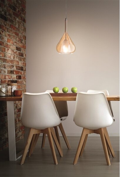 Fabas Luce 3481-40-125 - Luster na lanku LILA 1xE27/40W/230V zlatá