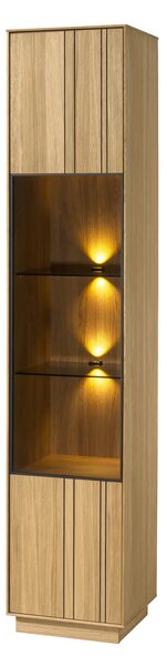 Szynaka Vitrína s LED osvětlením Join 40 cm z masivu dub přírodní