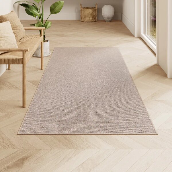 SONGMICS Obdélníkový koberec Rafus 80x150 cm hnědý