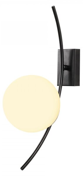 Opviq Nástenná lampa Hila čierna/biela