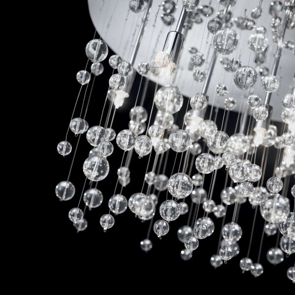 Ideal Lux - LED Stropné svietidlo NEVE 8xG9/3W/230V pr. 40,5 cm chróm