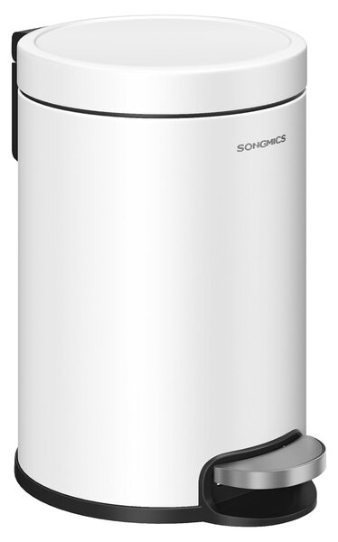 SONGMICS Odpadkový koš Jelis 3 L bílý