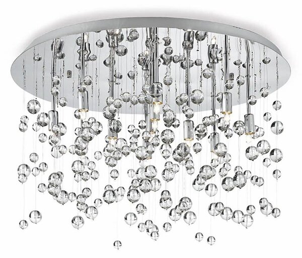Ideal Lux - LED Stropné svietidlo NEVE 8xG9/3W/230V pr. 40,5 cm chróm