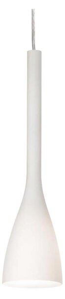 Ideal Lux - Luster FLUT na lanku 1xE14/40W/230V, priemer 10,5 cm, biely