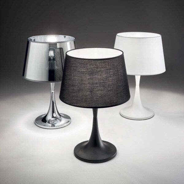 Ideal Lux - Stolná lampa LONDON 1xE27/60W/230V biela