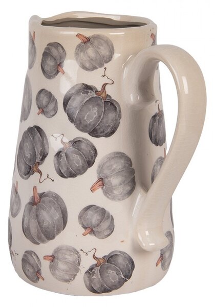 Keramický džbán s tekvicami Country Style Pumpkin L - 21*15*23 cm - Clayre & Eef