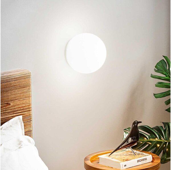 Ideal Lux - Nástenné svietidlo MAPA 1xE27/42W/230V pr. 30 cm biele