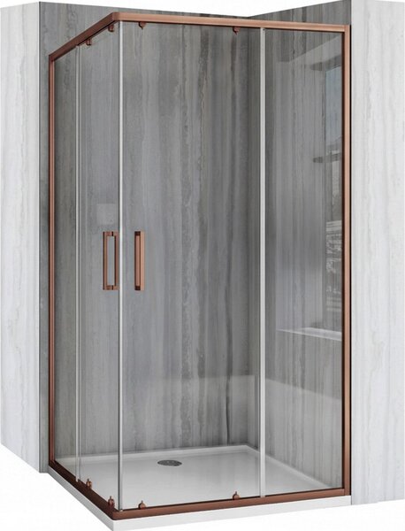 Sprchovací Kút Rea City 80X100 Brush Copper