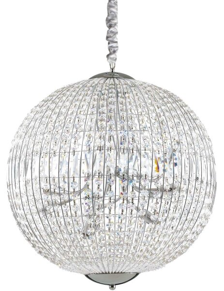 Ideal Lux - LED Krištáľový luster na reťazi LUXOR 12xG9/3W/230V pr. 60 cm číra