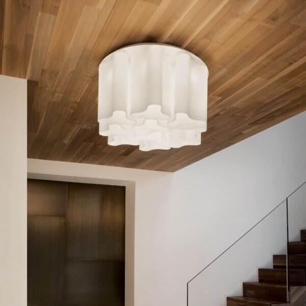 Ideal Lux - Stropné svietidlo COMPO 10xE27/52W/230V, priemer 73,5 cm, biele