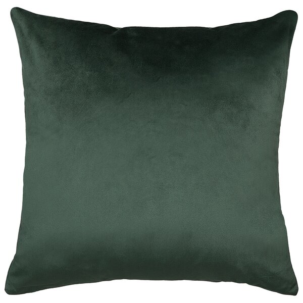 Sada 2 dekoratívnych vankúšov zelený zamat palmový list kvetovaný vzor ​​45 x 45 cm fóliová zvieracia potlač moderné retro dekorácie