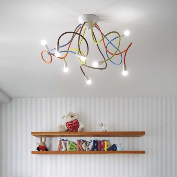 Ideal Lux - Luster na tyči MULTIFLEX 8xE14/28W/230V