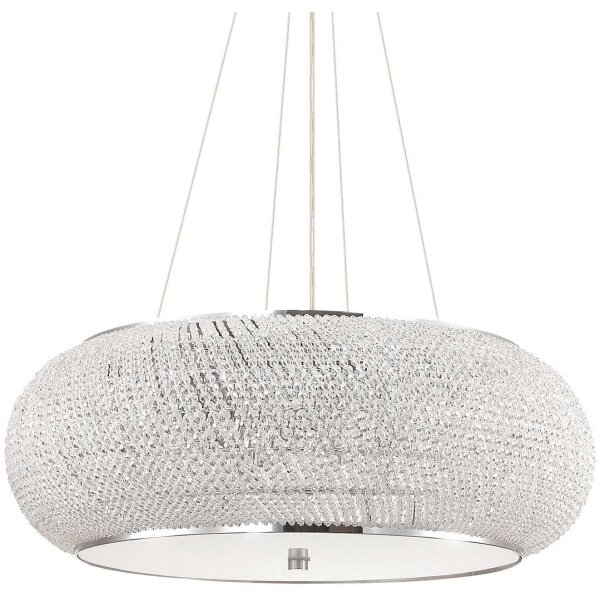 Ideal Lux - Krištáľový luster na lanku PASHA 14xE14/40W/230V pr. 65 cm chróm
