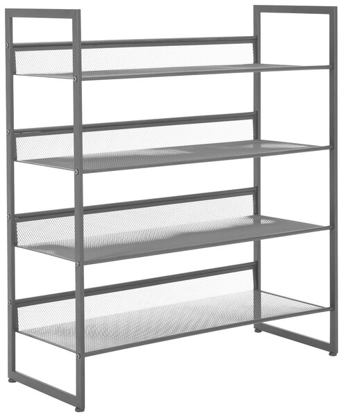 REGÁL NA TOPÁNKY, čierna, 72/80/30 cm Xora - Skrine, regály & police na topánky