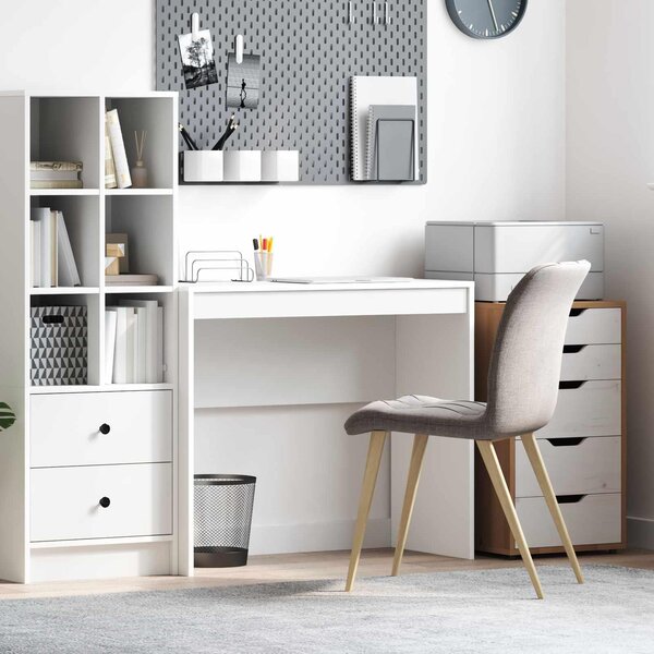 Maison Exclusive - Biely písací stôl 90 x 40 x 76 cm