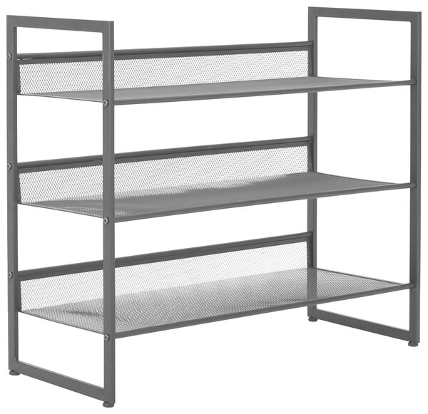 REGÁL NA TOPÁNKY, čierna, 73/60/30 cm Xora - Skrine, regály & police na topánky