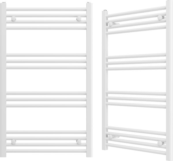 Granitan | Kúpeľňový radiátor Breno - 60x100 cm - biely - moderný dizajn - ohrievač uterákov